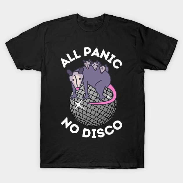 No Panic All Disco Opossum Lover T-Shirt by Teewyld